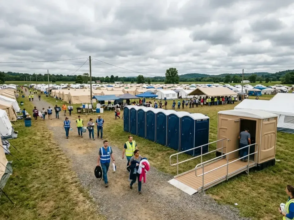 disaster-relief-camp-restrooms-010 — frequently asked questions, Dumpster & Portable Bathrooms Rental in Goddard, KS